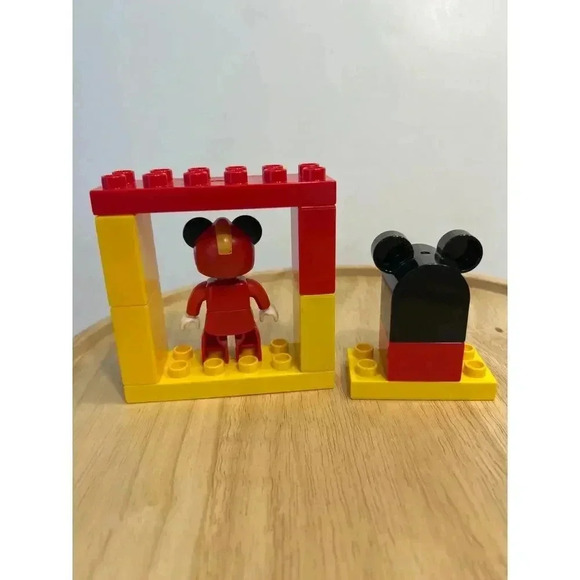 LEGO 10843 Duplo Disney Mickey Mouse & The Roadster Racers Car -USED Incomplete - Picture 2 of 3